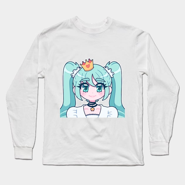 Hatsune Miku World is mine Long Sleeve T-Shirt by Inky_Trash